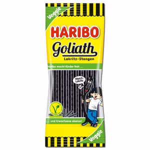 Haribo Goliath Lakritz-Stangen, 125g Beutel Haribo Goliath Lakritz-Stangen, 125g Beutel Bild 1