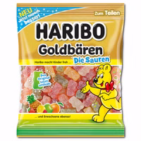 Haribo sauer Goldbären, Fruchtgummi, 175g Beutel Haribo sauer Goldbären, Fruchtgummi, 175g Beutel Bild 1