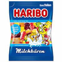 Haribo Milchbären, Fruchtgummi, 175g Beutel Haribo Milchbären, Fruchtgummi, 175g Beutel Bild 1