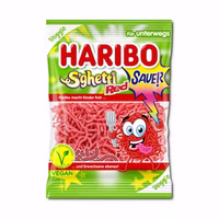 Haribo Sghetti Red sauer, Fruchtgummi, 85g Beutel Haribo Sghetti Red sauer, Fruchtgummi, 85g Beutel Bild 1