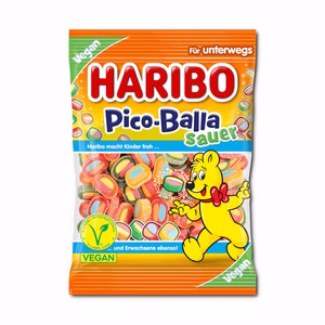 Haribo Pico-Balla sauer, Fruchtgummi, 85g Beutel Haribo Pico-Balla sauer, Fruchtgummi, 85g Beutel Bild 1