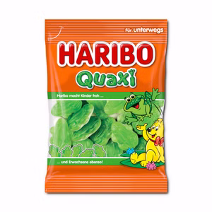 Haribo Quaxi, Frösche, Fruchtgummi, 100g Beutel Haribo Quaxi, Frösche, Fruchtgummi, 100g Beutel Bild 1
