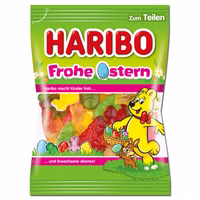 Haribo Frohe Ostern, Fruchtgummi, 200g Beutel Haribo Frohe Ostern, Fruchtgummi, 200g Beutel Bild 1