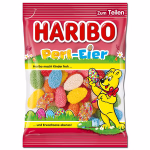Haribo Perl-Eier, Gelee, Ostereier, 200g Beutel Bild 1