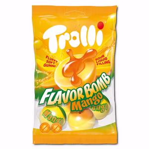 Trolli Flavor Bomb Mango, Fruchtgummi, 4 Stück Bild 1