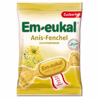 Em-eukal Anis-Fenchel zuckerfrei, Hustenbonbon, 75g Beutel Em-eukal Anis-Fenchel zuckerfrei, Hustenbonbon, 75g Beutel Bild 1