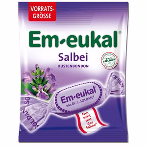 Em-eukal Salbei, Hustenbonbon, 150g Beutel Em-eukal Salbei, Hustenbonbon, 150g Beutel Bild 1