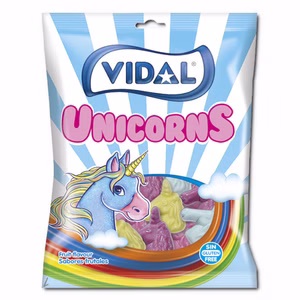 Vidal Unicorn, Fruchtgummi, 90g Beutel Vidal Unicorn, Fruchtgummi, 90g Beutel Bild 1