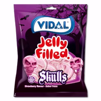 Vidal Filled Skulls, Fruchtgummi, 90g Beutel Vidal Filled Skulls, Fruchtgummi, 90g Beutel Bild 1
