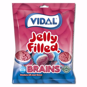 Vidal Rellenolas Brains, Fruchtgummi, 90g Beutel Vidal Rellenolas Brains, Fruchtgummi, 90g Beutel Bild 1