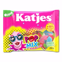 Katjes Pop Mix, veganes Fruchtgummi, 210g Beutel Katjes Pop Mix, veganes Fruchtgummi, 210g Beutel Bild 1