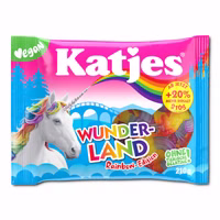 Katjes Wunderland Rainbow-Edition, veganes Fruchtgummi, 210g Beutel Katjes Wunderland Rainbow-Edition, veganes Fruchtgummi, 210g Beutel Bild 1