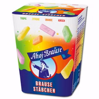 Frigeo Ahoj-Brause Brause-Stäbchen, sauer, 125g Packung Frigeo Ahoj-Brause Brause-Stäbchen, sauer, 125g Packung Bild 1
