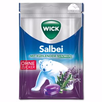 Wick Salbei ohne Zucker, Halsbonbon, 72g Beutel Wick Salbei ohne Zucker, Halsbonbon, 72g Beutel Bild 1