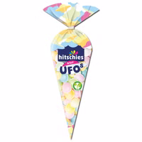 Hitschies Brizzl Ufos, saure Brauseoblaten, 75g Beutel Hitschies Brizzl Ufos, saure Brauseoblaten, 75g Beutel Bild 1