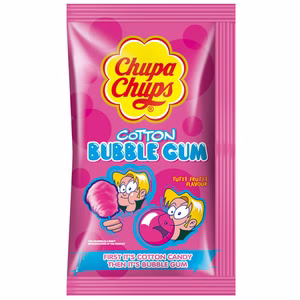 Chupa Chups Kaugummi-Watte Tutti-Frutti, Bubble Gum 11g Beutel Bild 1