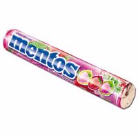Mentos Erdbeer Mix, Kaubonbon, Dragee, 37,5g Rolle Mentos Erdbeer Mix, Kaubonbon, Dragee, 37,5g Rolle Bild 1
