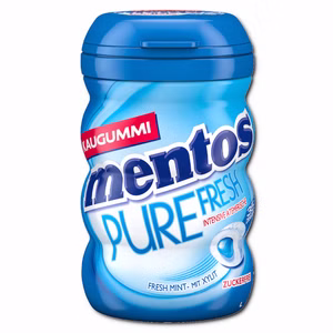 Mentos Gum Pure Fresh Mint, Kaugummi, 70g Dose Mentos Gum Pure Fresh Mint, Kaugummi, 70g Dose Bild 1