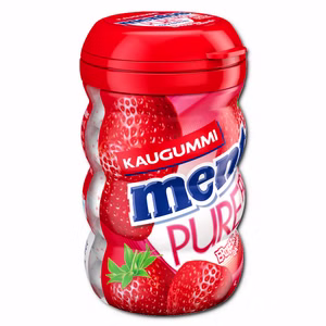Mentos Gum Pure Fresh Erdbeere, Kaugummi, 70g Dose Mentos Gum Pure Fresh Erdbeere, Kaugummi, 70g Dose Bild 1