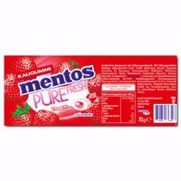Mentos Gum Pure Fresh Erdbeere, Kaugummi, 70g Dose Mentos Gum Pure Fresh Erdbeere, Kaugummi, 70g Dose Bild 3