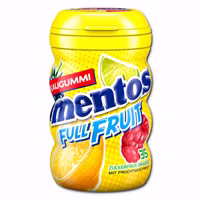 Mentos Gum Full Fruit, Kaugummi, 70g Dose Mentos Gum Full Fruit, Kaugummi, 70g Dose Bild 1