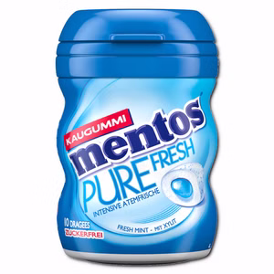 Mentos Gum Pure Fresh Mint Nano, Kaugummi, 20g Minidose Mentos Gum Pure Fresh Mint Nano, Kaugummi, 20g Minidose Bild 1