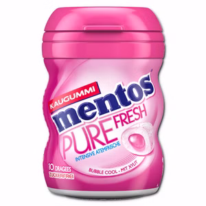 Mentos Gum Pure Fresh Bubble Cool, Kaugummi, 20g Minidose Mentos Gum Pure Fresh Bubble Cool, Kaugummi, 20g Minidose Bild 1