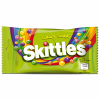 Skittles Crazy Sours, Bonbon, Dragee, 38g Beutel Skittles Crazy Sours, Bonbon, Dragee, 38g Beutel Bild 1
