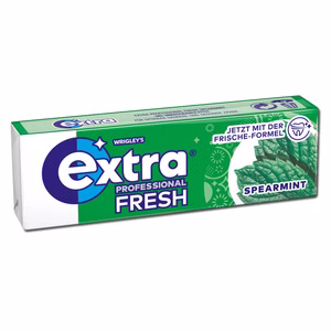 Wrigleys Extra Professional Fresh Spearmint Dragee 14g Packung Bild 1