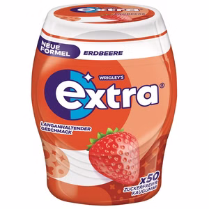 Wrigleys Extra Erdbeere, Kaugummi, 70g Dose Wrigleys Extra Erdbeere, Kaugummi, 70g Dose Bild 1