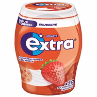 Wrigleys Extra Erdbeere, Kaugummi, 70g Dose Wrigleys Extra Erdbeere, Kaugummi, 70g Dose Bild 1