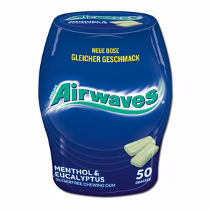 Wrigleys Airwaves Menthol & Eukalyptus, Kaugummi, 70g Dose Bild 1