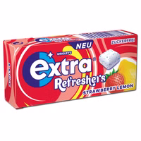Wrigleys Extra Refreshers Strawberry Lemon Cubes, Kaugummi, 1 Packung mit 8 Stück Wrigleys Extra Refreshers Strawberry Lemon Cubes, Kaugummi, 1 Packung mit 8 Stück Bild 1