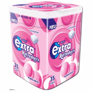 Wrigleys Extra Refreshers Bubblemint, Kaugummi, 1 Dose mit 35 Stück Bild 1