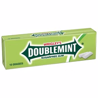 Wrigleys Doublemint Dragees, Kaugummi, 14g Packung Wrigleys Doublemint Dragees, Kaugummi, 14g Packung Bild 1