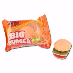 Gummi Zone Fruchtgummi Big Burger, 28g Bild 1