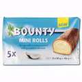 Bounty Mini Rolls 5er Pack, Biskuit, Schokolade Bounty Mini Rolls 5er Pack, Biskuit, Schokolade Bild 2