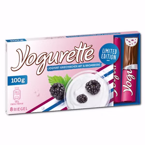 Ferrero Yogurette Joghurt Griechischer Art & Brombeere 100g Tafel