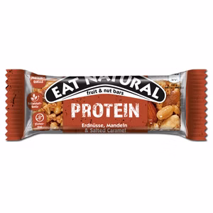 Eat Natural Protein Erdnüsse, Mandeln & Salted Caramel 40g Riegel Bild 1