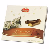 Carstens Lübecker Marzipan Katzenzungen 100g Packung Carstens Lübecker Marzipan Katzenzungen 100g Packung Bild 1