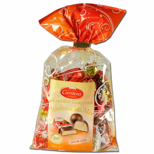 Carstens Lübecker Marzipan Weihnachts Mix 150g Beutel Bild 1