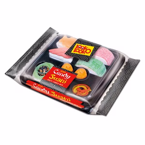 Look o Look Candy Mini Sushi aus Fruchtgummi, Schaumzucker 100g Bild 1
