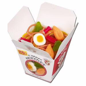 Look o Look Candy Noodles, Nudeln aus Fruchtgummi, Schaumzucker 110g Bild 1