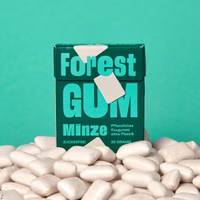 Forest Gum Minze, plastikfreies Kaugummi, 20g Packung Forest Gum Minze, plastikfreies Kaugummi, 20g Packung Bild 3