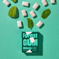 Forest Gum Minze, plastikfreies Kaugummi, 20g Packung Forest Gum Minze, plastikfreies Kaugummi, 20g Packung Bild 5