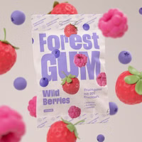 Forest Gum Wild Berries, Fruchtgummi, 100g Beutel Forest Gum Wild Berries, Fruchtgummi, 100g Beutel Bild 3