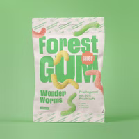 Forest Gum Wonder Worms, Fruchtgummi, 100g Beutel Forest Gum Wonder Worms, Fruchtgummi, 100g Beutel Bild 2