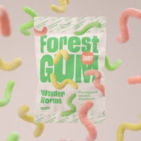 Forest Gum Wonder Worms, Fruchtgummi, 100g Beutel Forest Gum Wonder Worms, Fruchtgummi, 100g Beutel Bild 3
