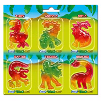 Vidal Dino Jelly, Fruchtgummi-Dinosaurier, 66g Packung Vidal Dino Jelly, Fruchtgummi-Dinosaurier, 66g Packung Bild 1