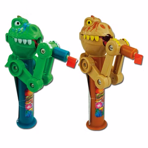 Dino Chomper, Dinosaurier mit Lutscher, 11g Bild 1